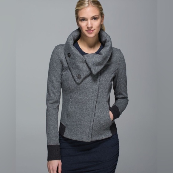 lululemon athletica Denim - Lululemon Karmacollected Jacket
Heathered Speckled Black